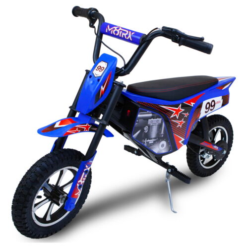 Rev Up the Fun with the M8TRIX Blue 24V Electric Dirt Bike for Kids and Teens