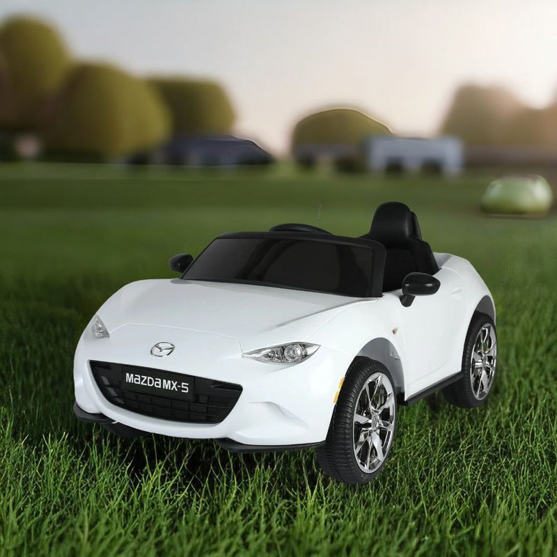 Rev up the Fun with the MAZDA MX-5 RF 12V Kids Ride-On Car - Includes 2.4G Remote Control for Parents!
