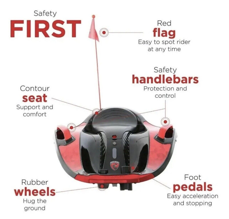 Rev Up the Fun with the Rollplay Nighthawk 12V Ride On Toy for Kids