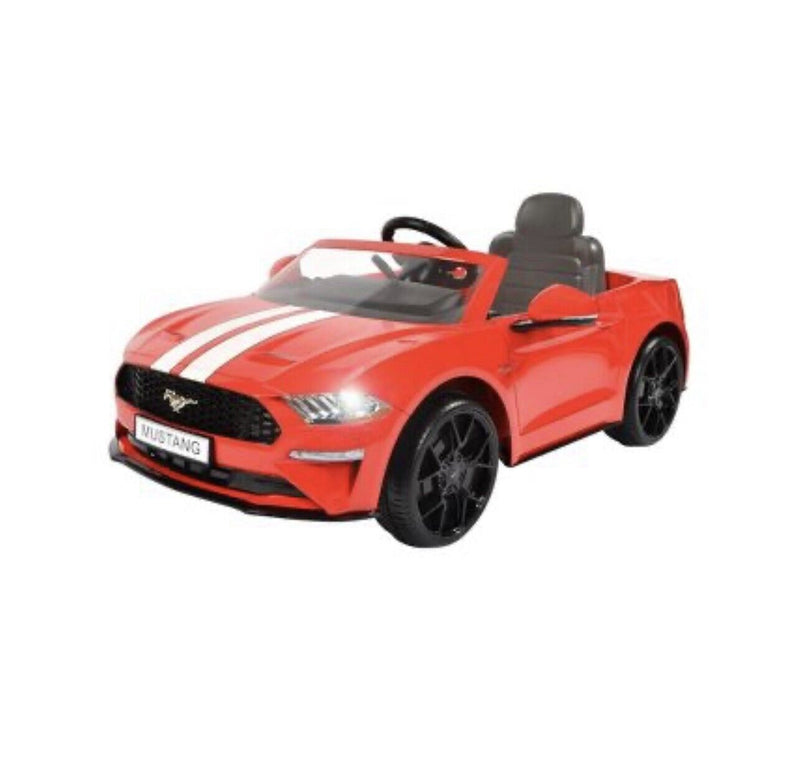 Rev Up Your Child's Playtime with the 6V Ford Mustang Ride-On - Red