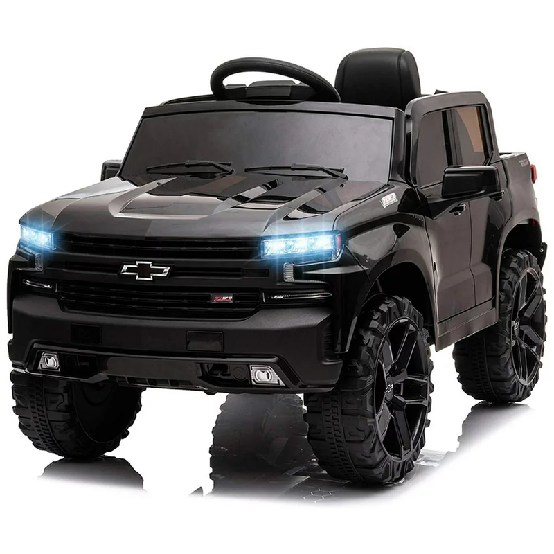 Rev Up Your Child's Playtime with the Funtok Licensed Chevrolet Silverado Ride-On Car, Complete with Remote Control
