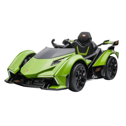 Rev Up Your Child's Playtime with the Lamborghini Gran Turismo V12 Vision Battery-Powered Ride-On Toy (Open Box)