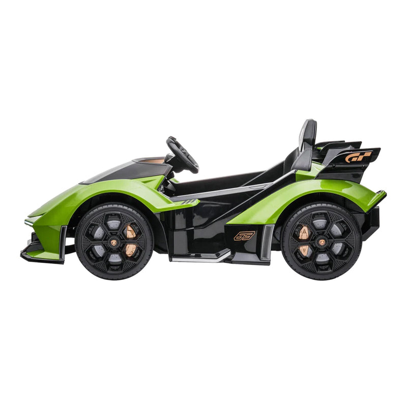 Rev Up Your Child's Playtime with the Lamborghini Gran Turismo V12 Vision Battery-Powered Ride-On Toy (Open Box)