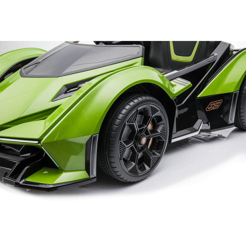 Rev Up Your Child's Playtime with the Lamborghini Gran Turismo V12 Vision Battery-Powered Ride-On Toy (Open Box)