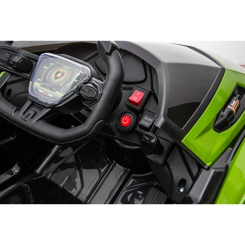 Rev Up Your Child's Playtime with the Lamborghini Gran Turismo V12 Vision Battery-Powered Ride-On Toy (Open Box)