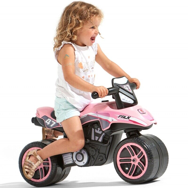 Rev Up Your Ride with FALK Rider Racing Pink Wide Wheels - Now Available for Ages 2 and Up!