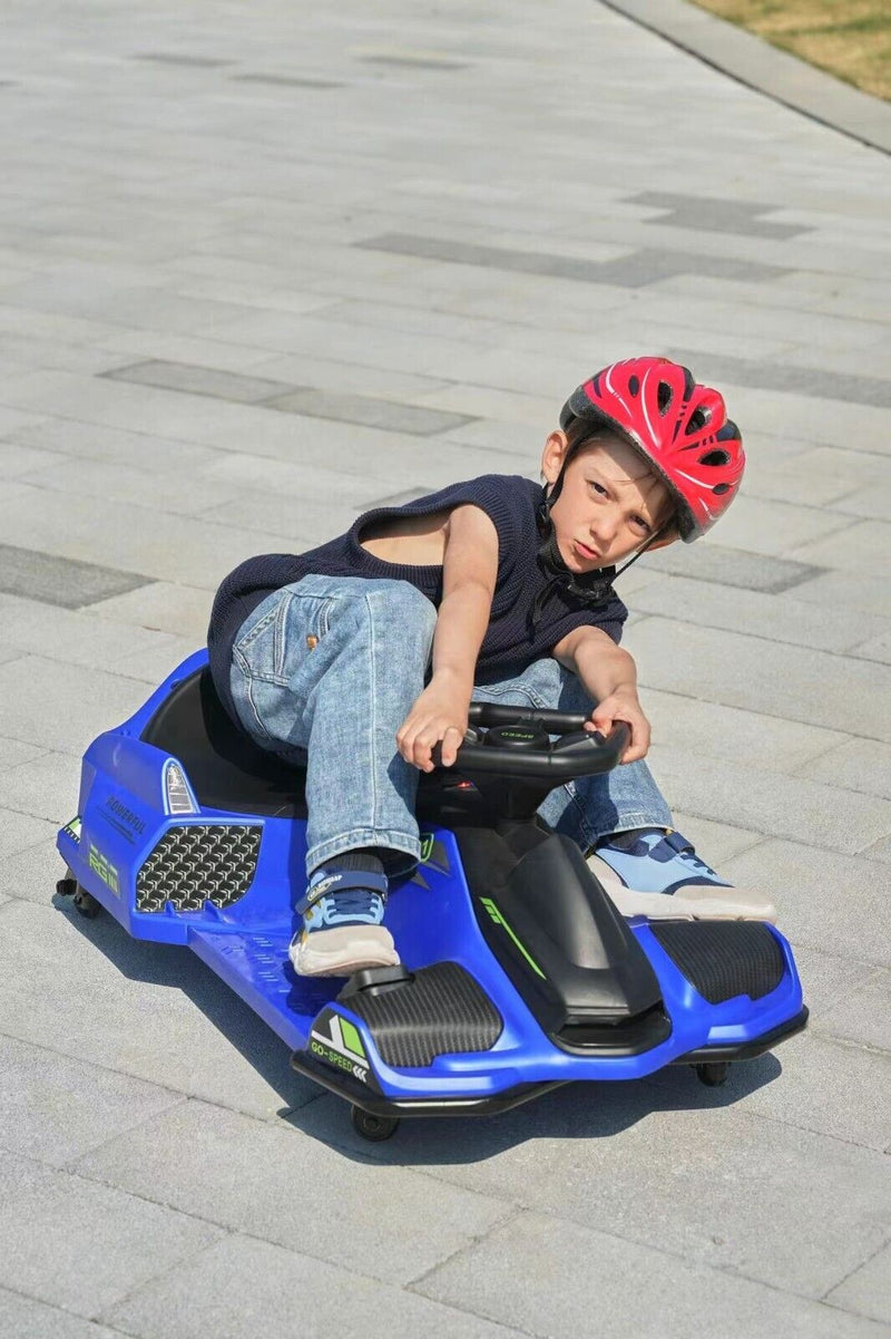 Rev Up Your Ride with the 24V Electric Drifting Go Kart - Variable Speed, Up to 12 mph!