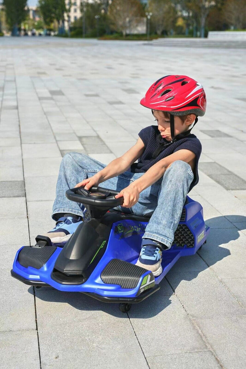Rev Up Your Ride with the 24V Electric Drifting Go Kart - Variable Speed, Up to 12 mph!