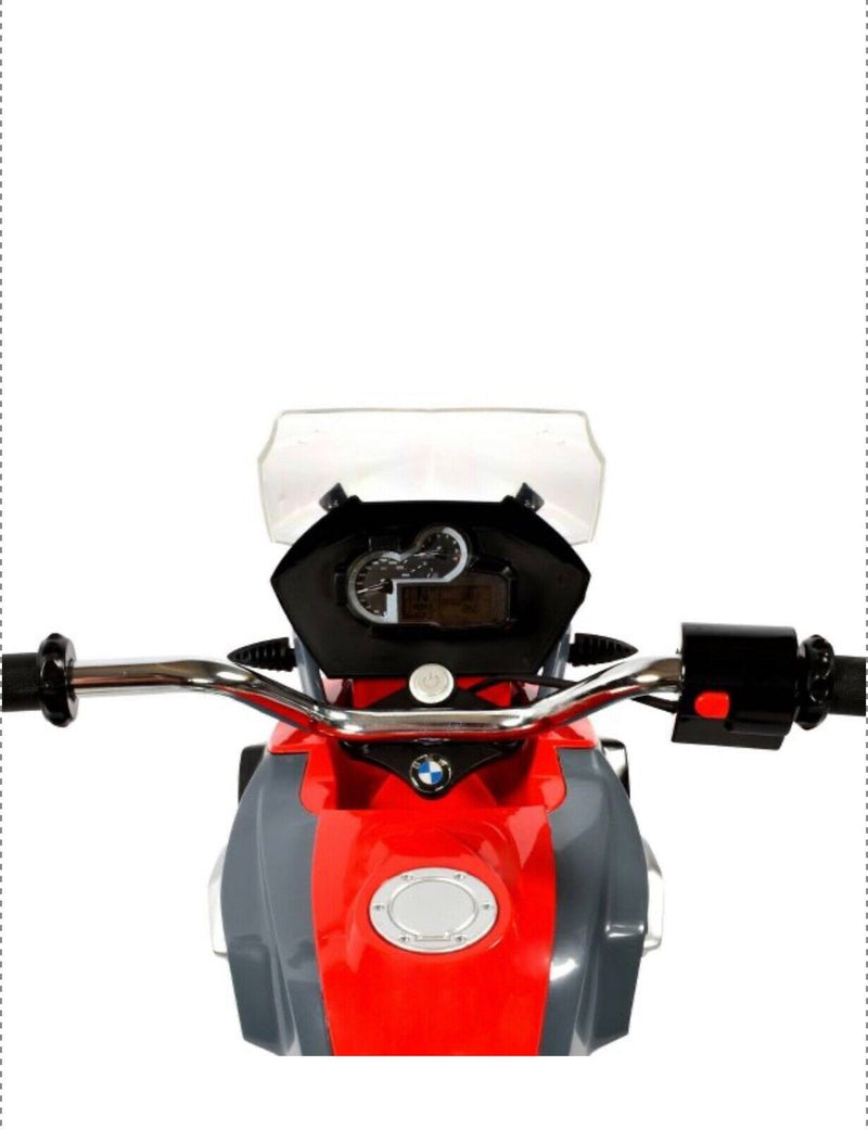Rev Up Your Ride with the 6V BMW Motorcycle - Red/Gray