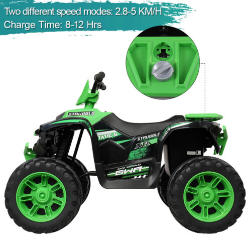 Revolutionary 12V7AH Dual Drive ATV with Slow Start - No Remote Control Needed!