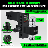 Adjustable Drop Hitch (2.5" Receivers)