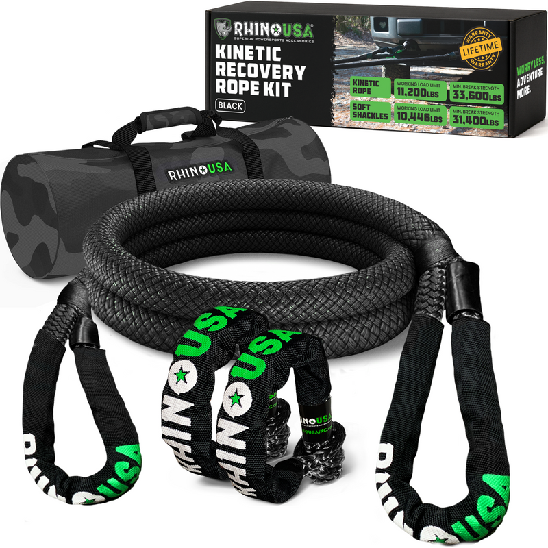 1" x 10' Kinetic Rope Recovery Kit