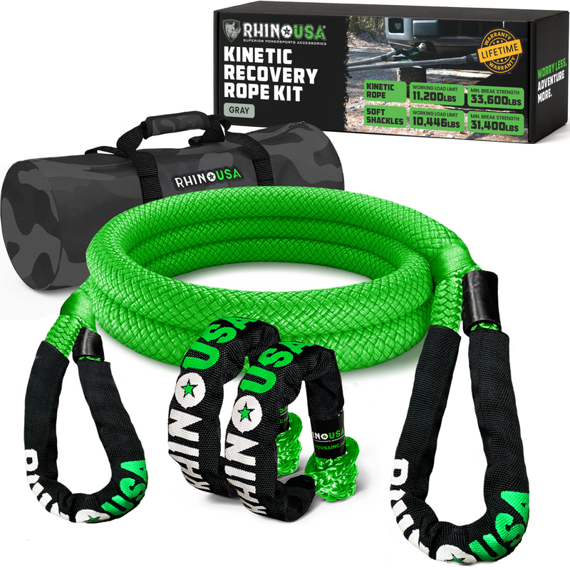 1" x 10' Kinetic Rope Recovery Kit