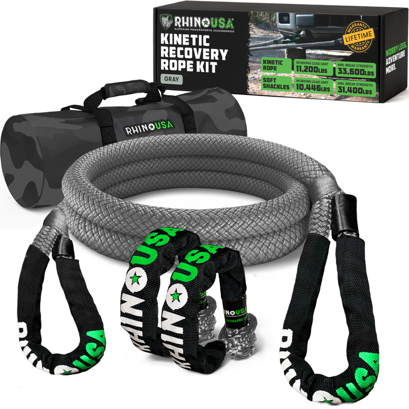 1" x 10' Kinetic Rope Recovery Kit