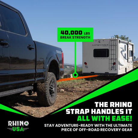 4" x 30' Ultimate Recovery Tow Strap