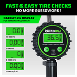 200 PSI Tire Inflator Gauge