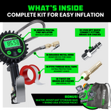 200 PSI Tire Inflator Gauge