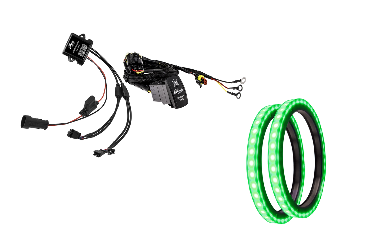 6.5" RGB LED Speaker Rings (Pair) | UTVS-65LSR UTV Stereo