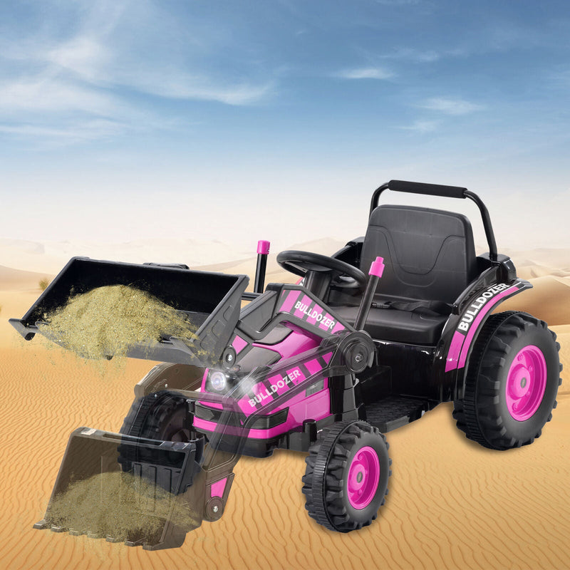 Ride-On Bulldozer Toy with Digger Scoop for Toddlers - Perfect for Construction Playtime!