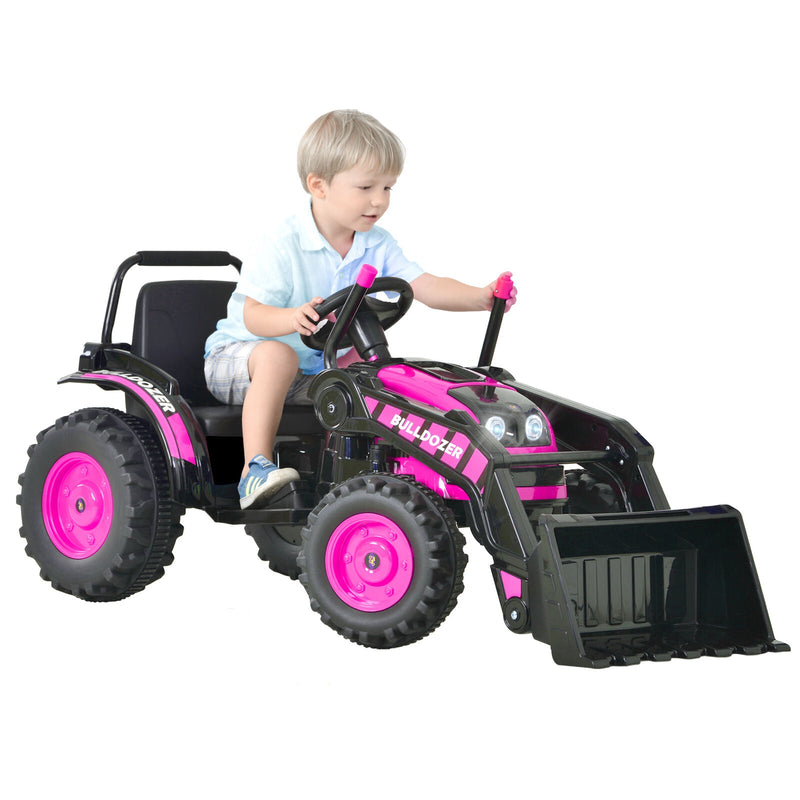 Ride-On Bulldozer Toy with Digger Scoop for Toddlers - Perfect for Construction Playtime!