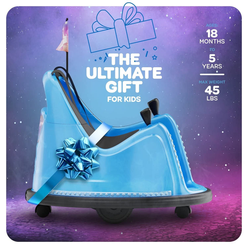 12V Electric Ride-On Car for Toddlers and Kids, 2-Speed, Ages 1-5 Years