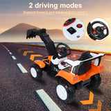 Battery-Powered Ride-On Excavator with Motorized Arm and Forward/Backward Movement