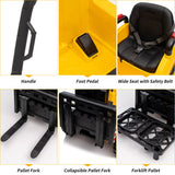 12V Ride-On Forklift Car with Liftable Fork and Pallet Tent