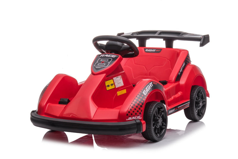 Kids 6V Battery-Powered Four-Wheel Ride-On Go-Kart Toy