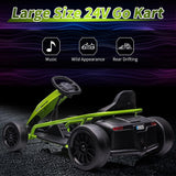 24V Electric Ride-On Go-Kart for Kids High-Speed Drifting Car Toy