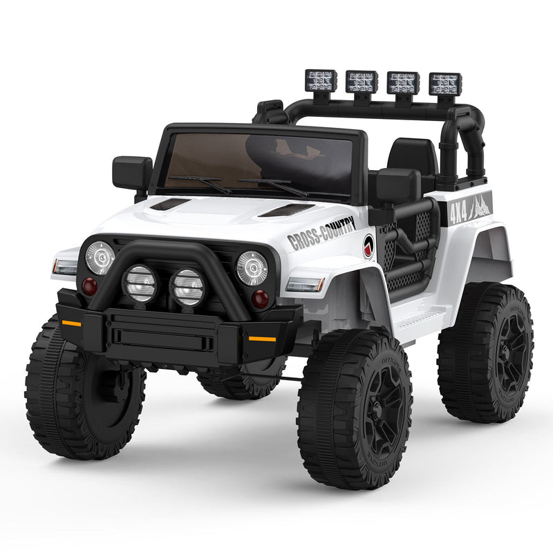 12V Battery-Powered Electric Ride-On Jeep Car for Kids with Remote Control Toy
