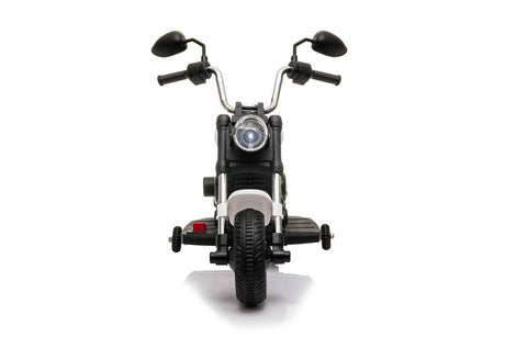 Kids Ride-On Harley Chopper Style Bike with Safety Training Wheels and 6V Battery