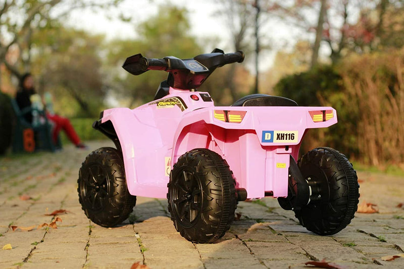 Kids Quad ATV Ride-On Toy Bike with 6V Battery and Four Wheels