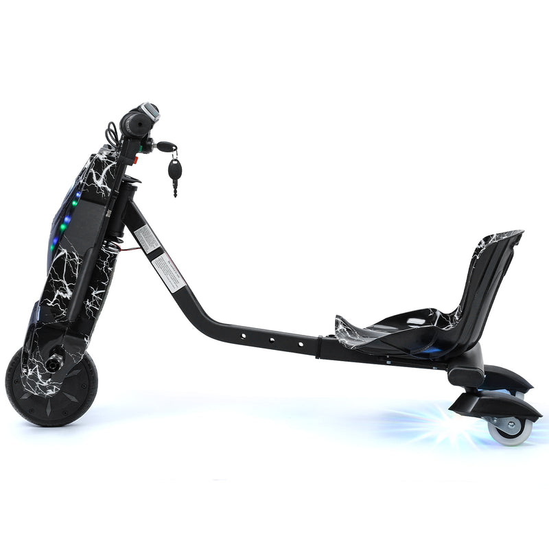 Kids Ride-On Drift Tricycle with Large Wheels for Ages 8 and Up