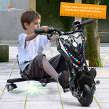 Kids Ride-On Drift Tricycle with Large Wheels for Ages 8 and Up