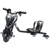 Kids Ride-On Drift Tricycle with Large Wheels for Ages 8 and Up