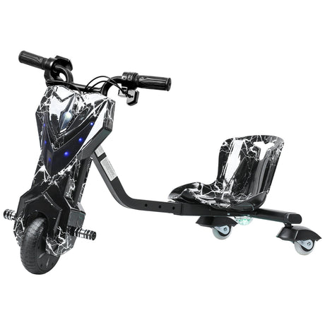 Kids Ride-On Drift Tricycle with Large Wheels for Ages 8 and Up