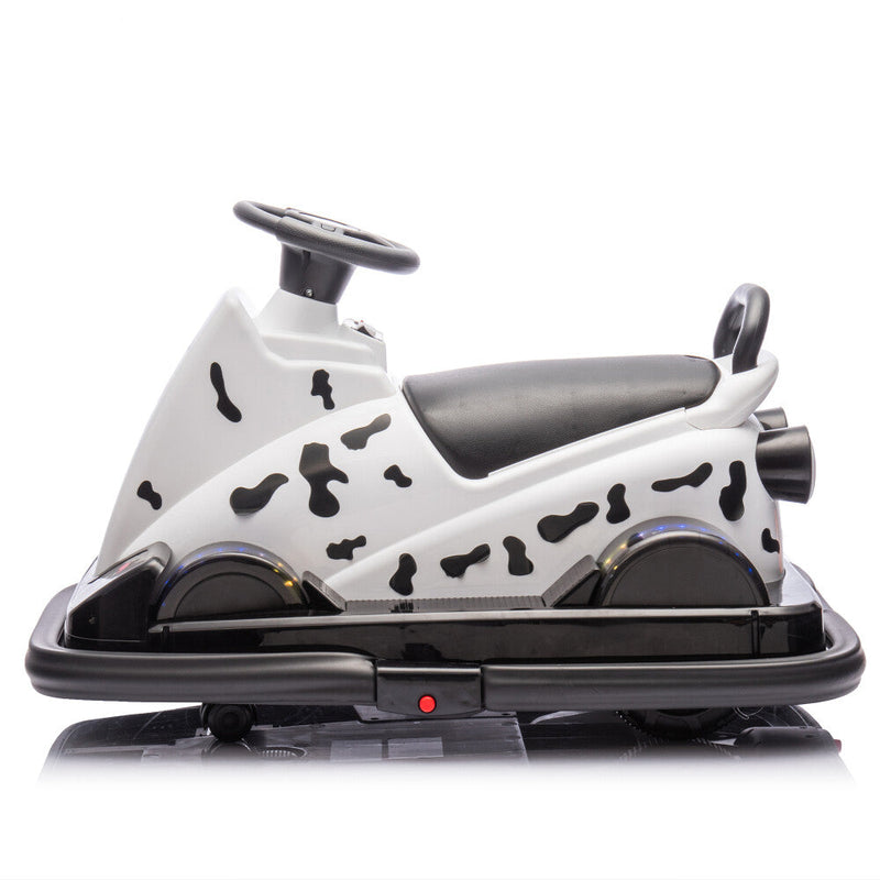 Ride-On Motorized Bumper Car with Integrated System and Cute Design for Ages 3-5
