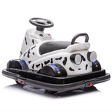 Ride-On Motorized Bumper Car with Integrated System and Cute Design for Ages 3-5