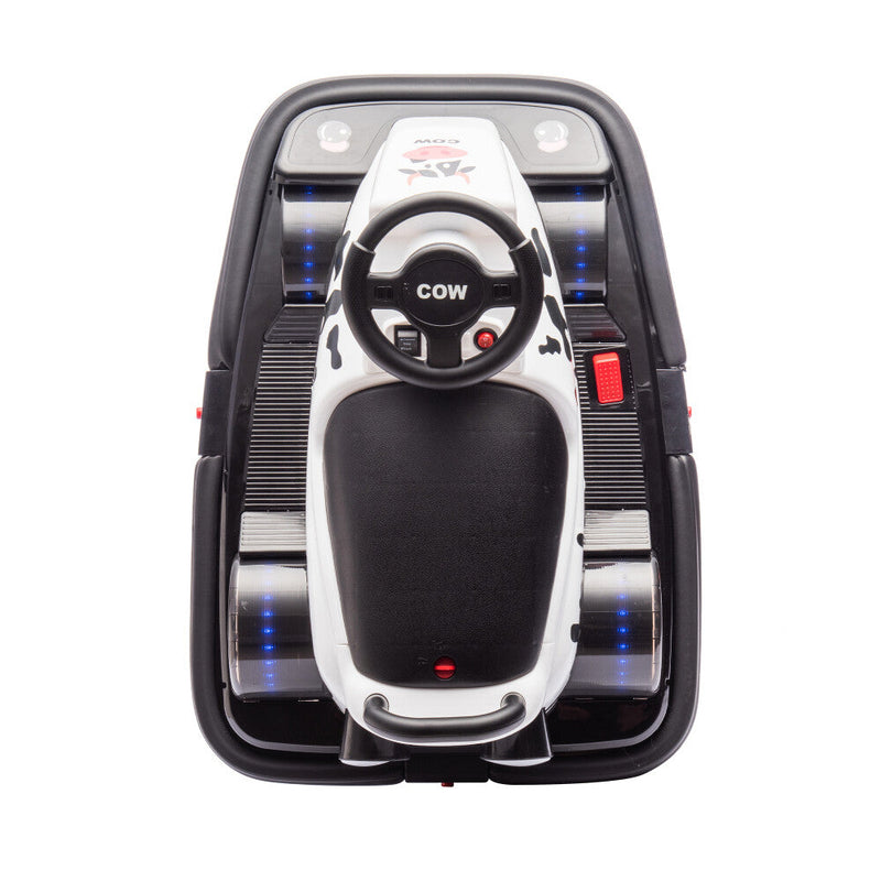 Ride-On Motorized Bumper Car with Integrated System and Cute Design for Ages 3-5