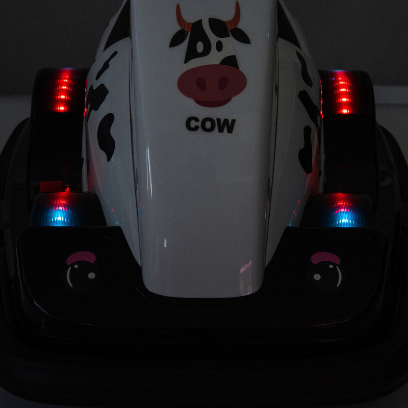 Ride-On Motorized Bumper Car with Integrated System and Cute Design for Ages 3-5