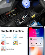 12V Electric Ride-On Police Car for Kids with Siren, Flashing Lights, and Horn