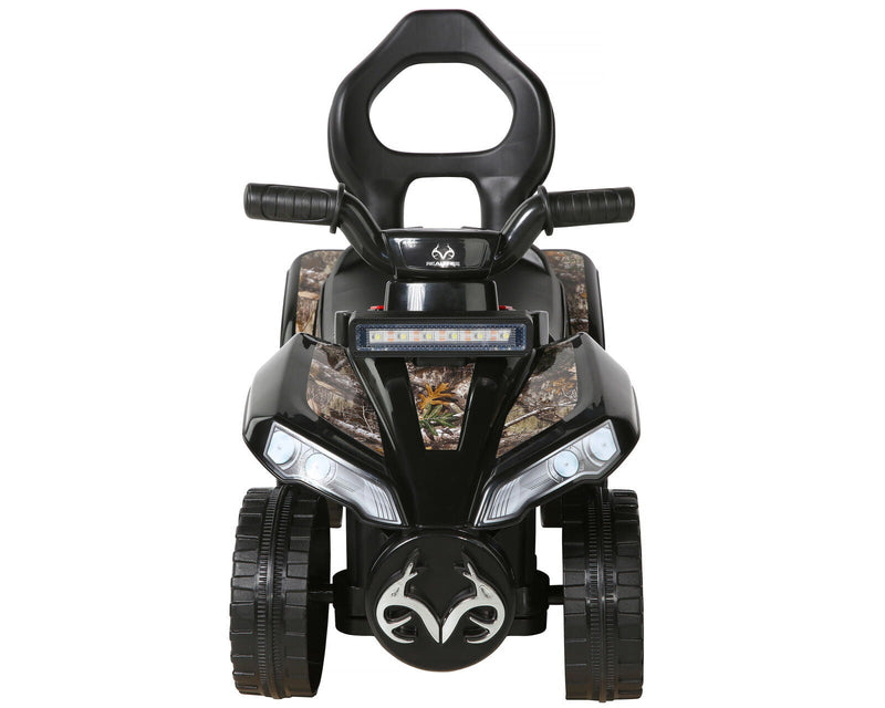 Camo Ride-On Toy Car with Storage Seat and 3 Animal Sounds