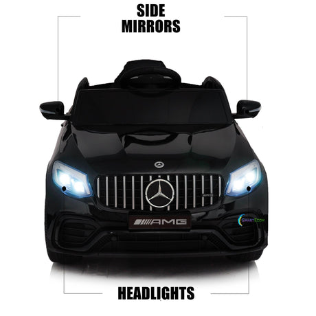 12V One-Seater Ride-On Car with Remote Control and MP3 – Licensed Mercedes-Benz, Multiple Colors