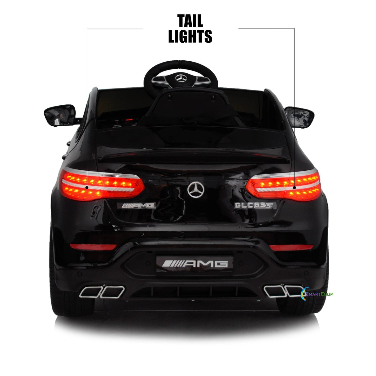 12V One-Seater Ride-On Car with Remote Control and MP3 – Licensed Mercedes-Benz, Multiple Colors