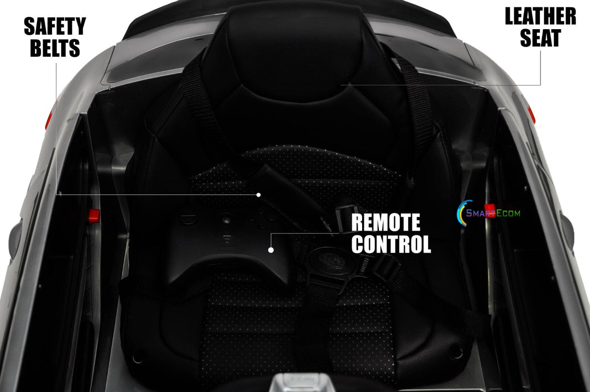 12V One-Seater Ride-On Car with Remote Control and MP3 – Licensed Mercedes-Benz, Multiple Colors