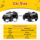 12V Electric Ride-On Car for Kids with Remote Control, Battery Powered Toy Vehicle