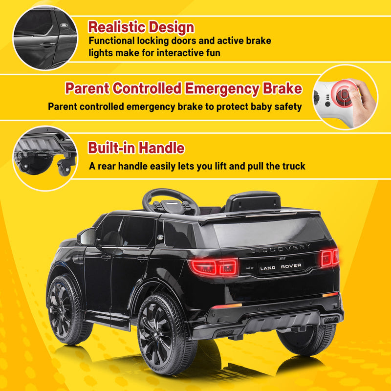 12V Electric Ride-On Car for Kids with Remote Control, Battery Powered Toy Vehicle