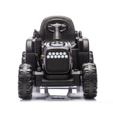 24V Battery-Powered Electric Ride-On Tractor with Trailer and Dual 200W Motors