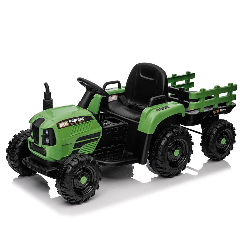 24V 400W Electric Ride-On Tractor Toy with Trailer