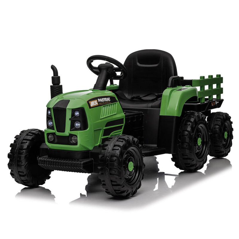 24V 400W Electric Ride-On Tractor Toy with Trailer